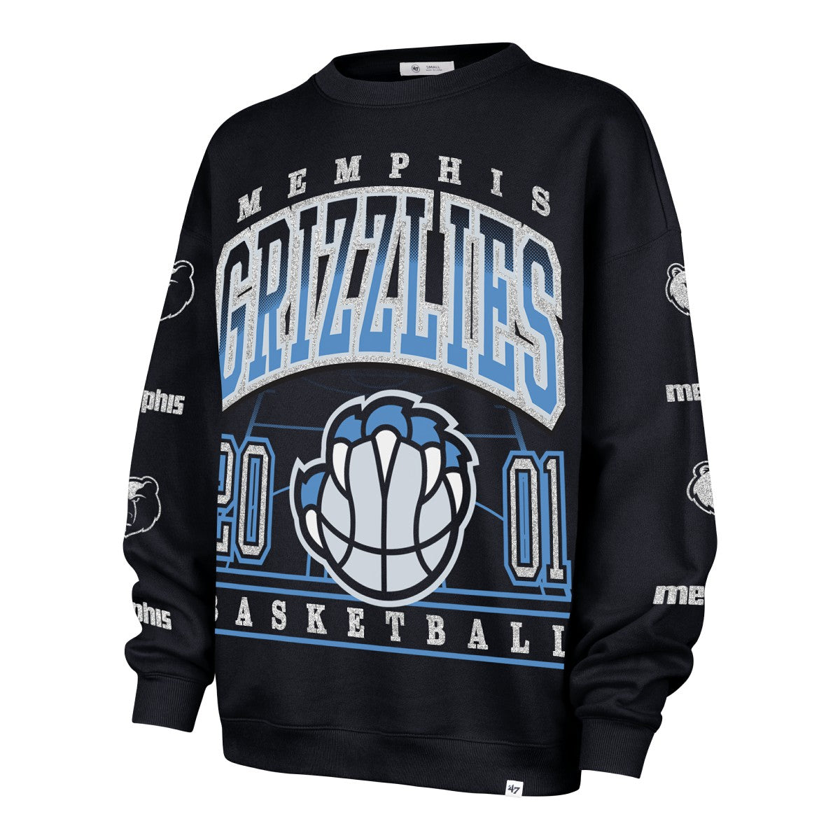 Memphis Grizzlies '47 Women's 2025/26 City Edition Go Big Oversized Sweatshirt For Sale