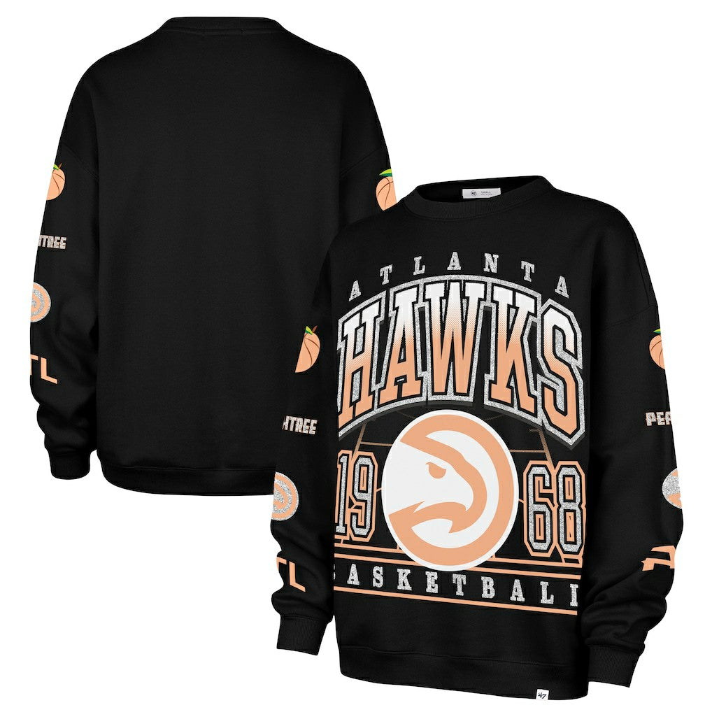 Atlanta Hawks '47 Women's 2025/26 City Edition Go Big Oversized Sweatshirt Discount