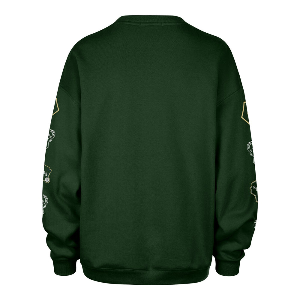 Milwaukee Bucks '47 Women's 2025/26 City Edition Go Big Oversized Sweatshirt New
