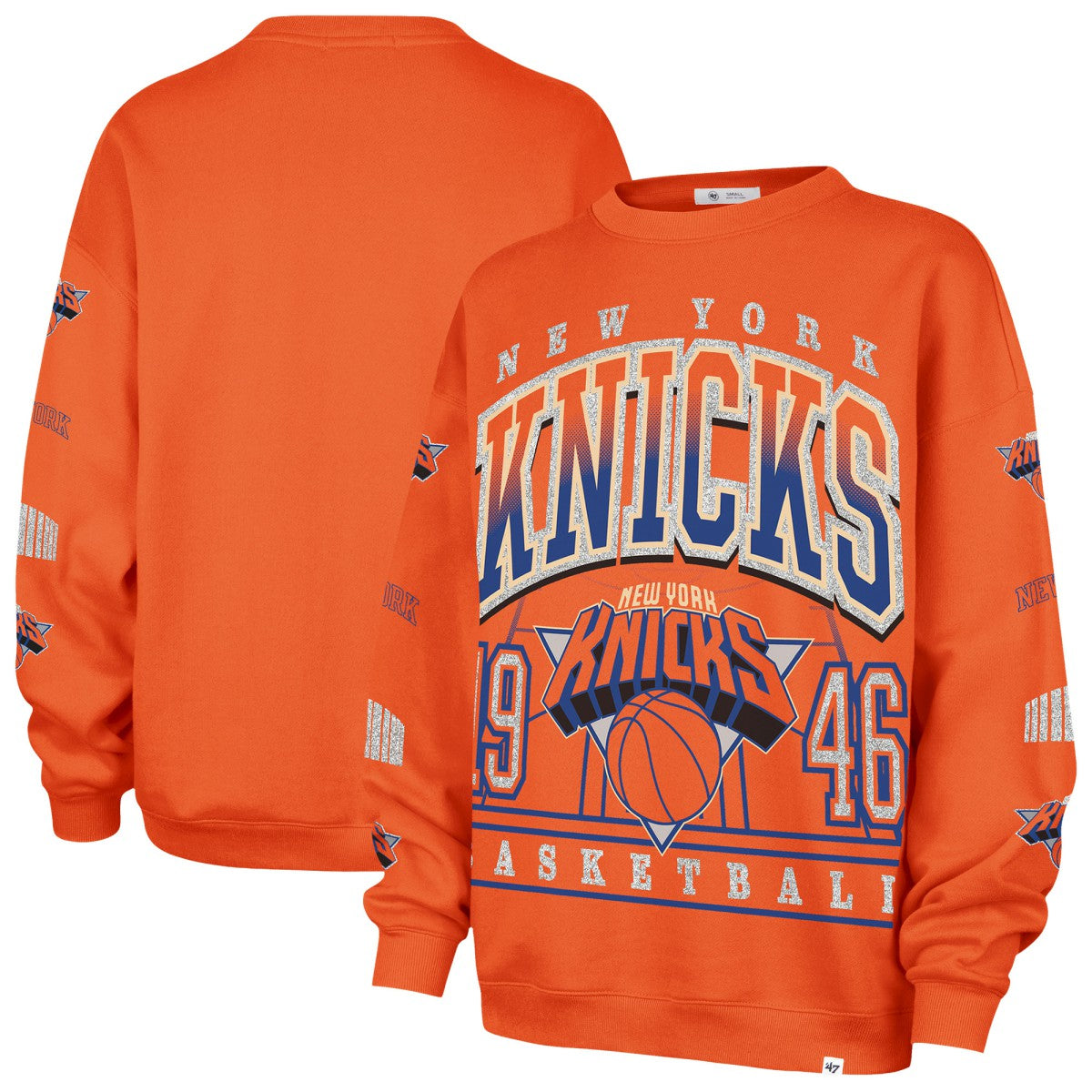 New York Knicks '47 Women's 2025/26 City Edition Go Big Oversized Sweatshirt On Sale