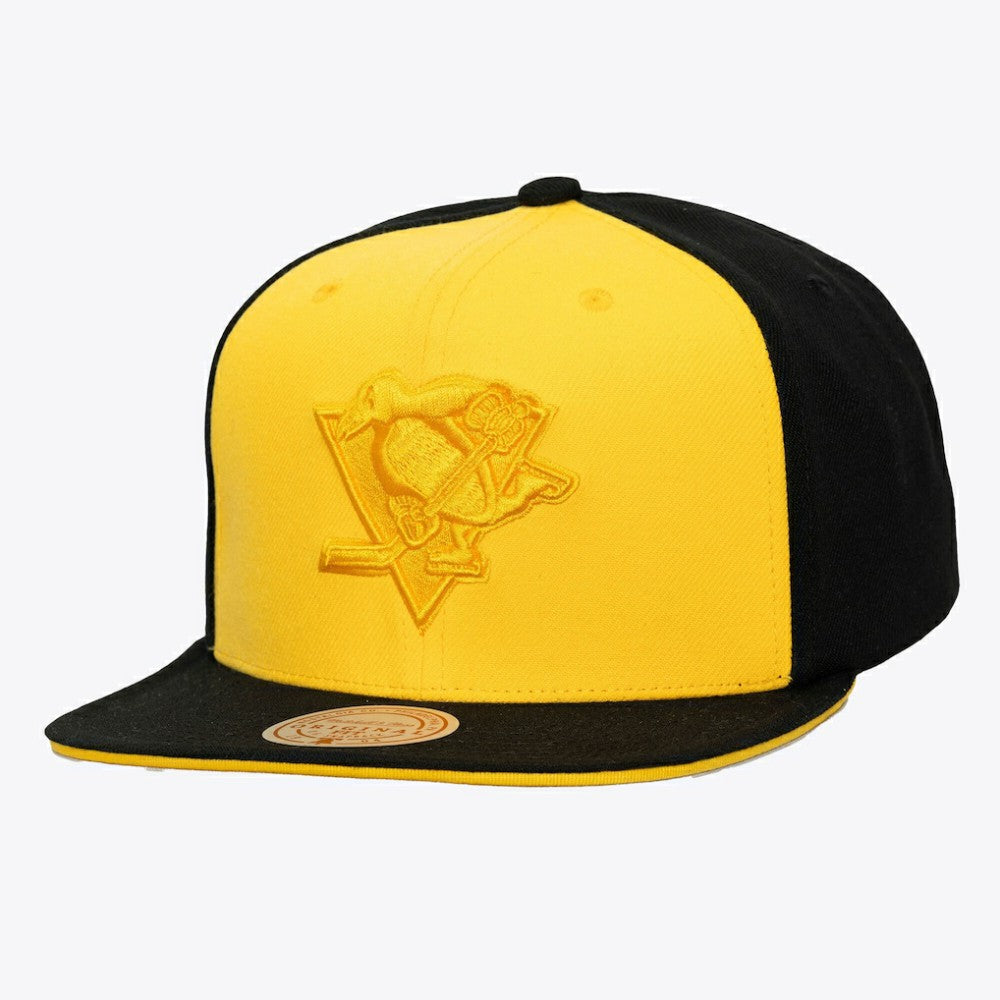 Pittsburgh Penguins Mitchell & Ness Color Pop Snapback Hat On Sale