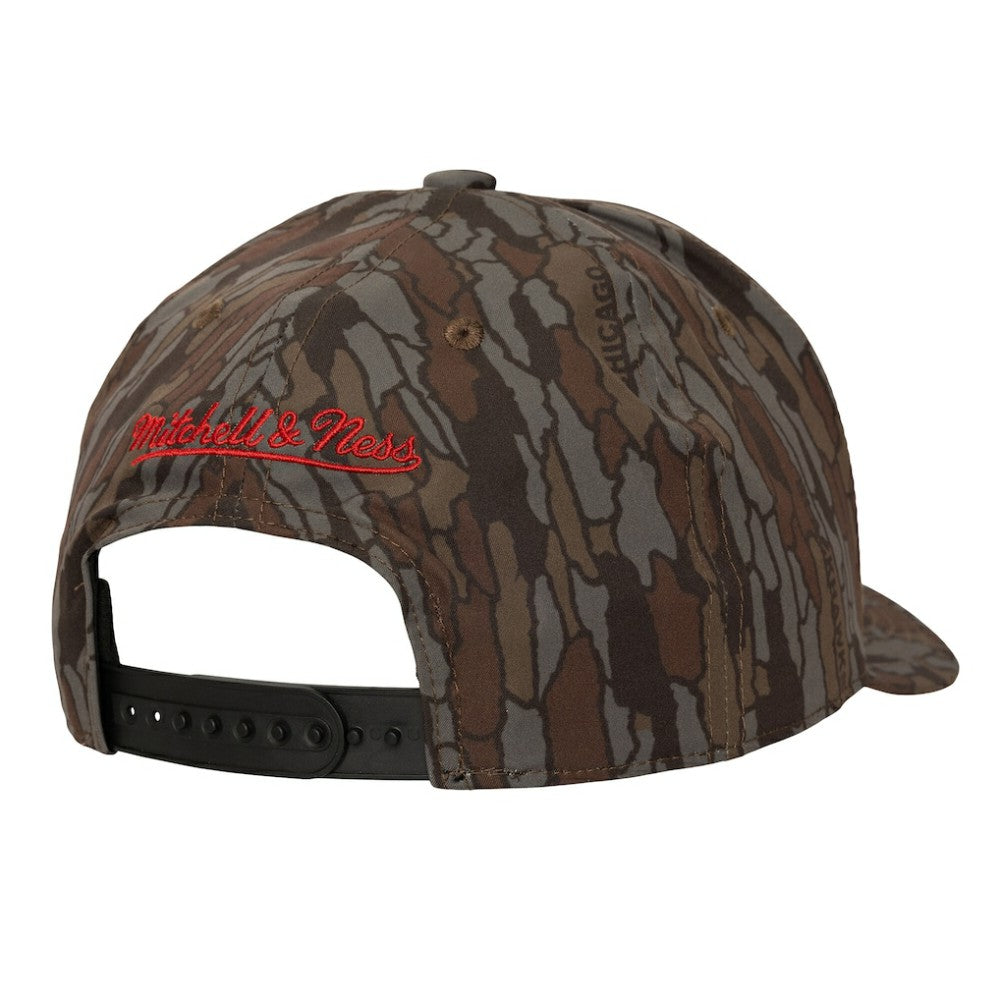 Chicago Blackhawks Mitchell & Ness Hidden Camo Pro Crown Adjustable Hat On Sale