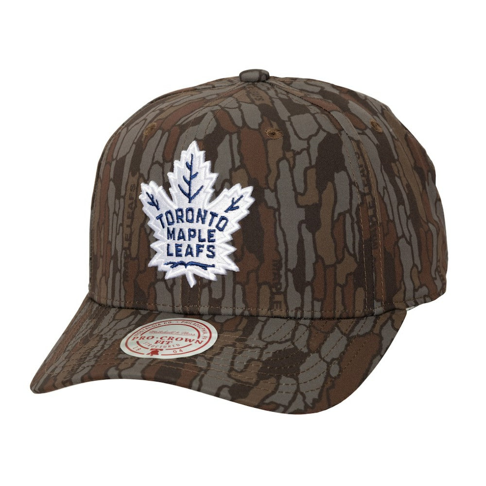 Toronto Maple Leafs Mitchell & Ness Hidden Camo Pro Crown Adjustable Hat Online