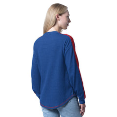 Philadelphia 76ers G-III 4Her by Carl Banks Women's Advantage Tri-Blend Long Sleeve T-Shirt On Sale