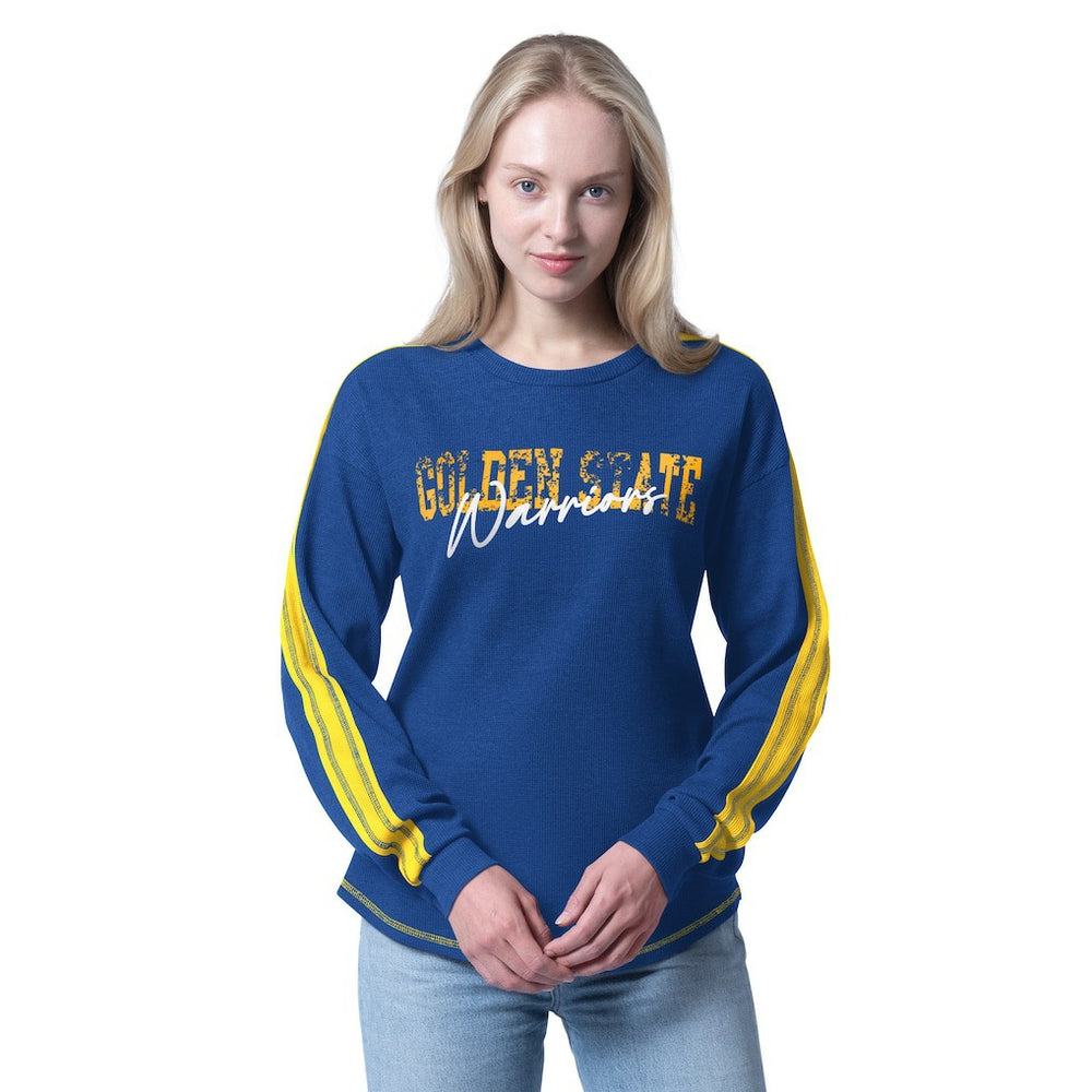 Golden State Warriors G-III 4Her by Carl Banks Women's Advantage Tri-Blend Long Sleeve T-Shirt sale For Sale