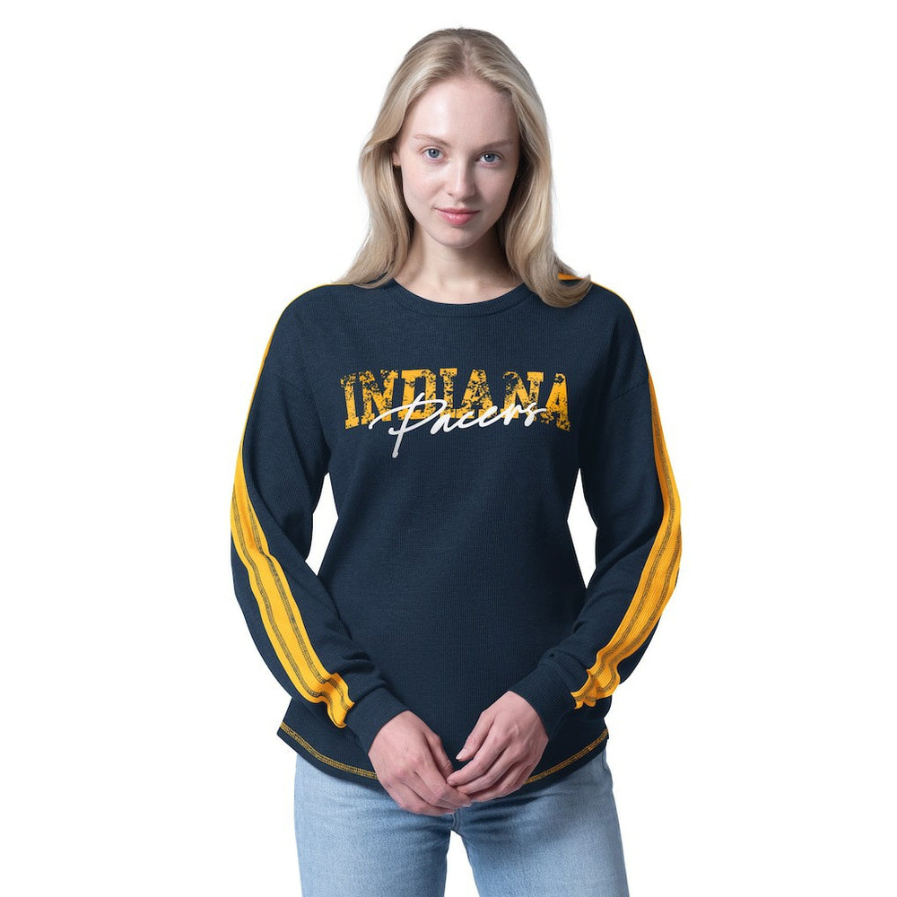 Indiana Pacers G-III 4Her by Carl Banks Women's Advantage Tri-Blend Long Sleeve T-Shirt For Sale