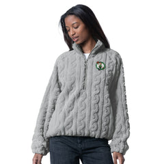 Boston Celtics G-III 4Her by Carl Banks Women's Champ Half-Zip Pullover Discount