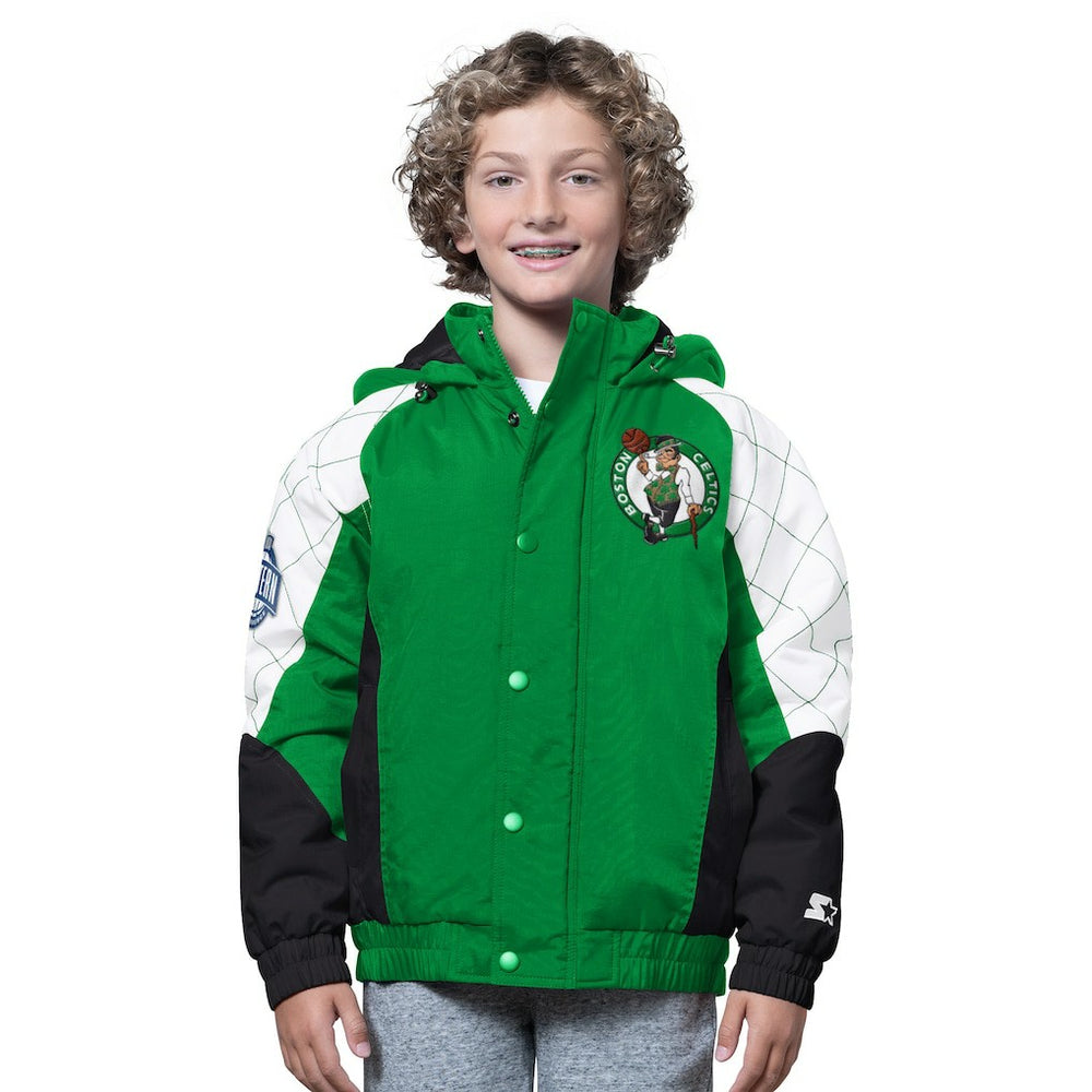 Boston Celtics Starter Youth All Time Pro Jr. Full-Zip Hoodie Jacket On Sale