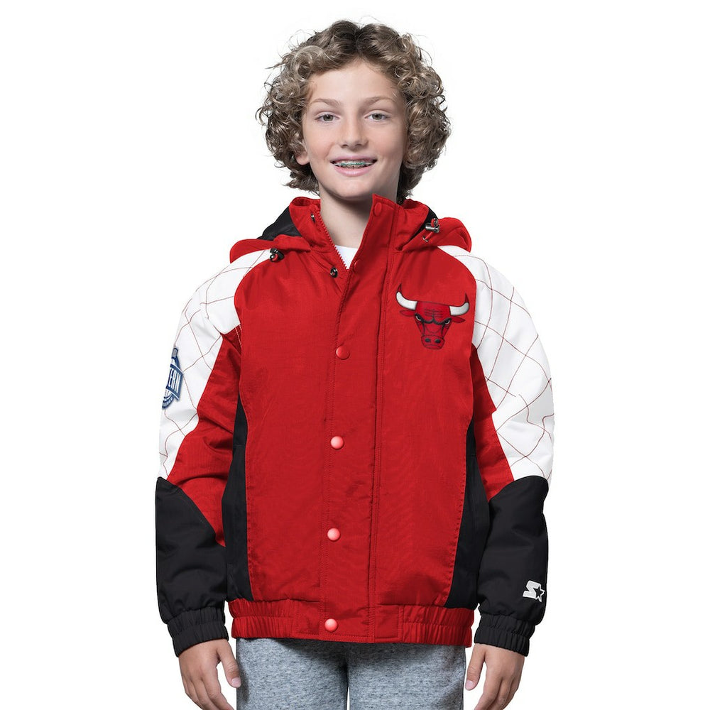 Chicago Bulls Starter Youth All Time Pro Jr. Full-Zip Hoodie Jacket Online