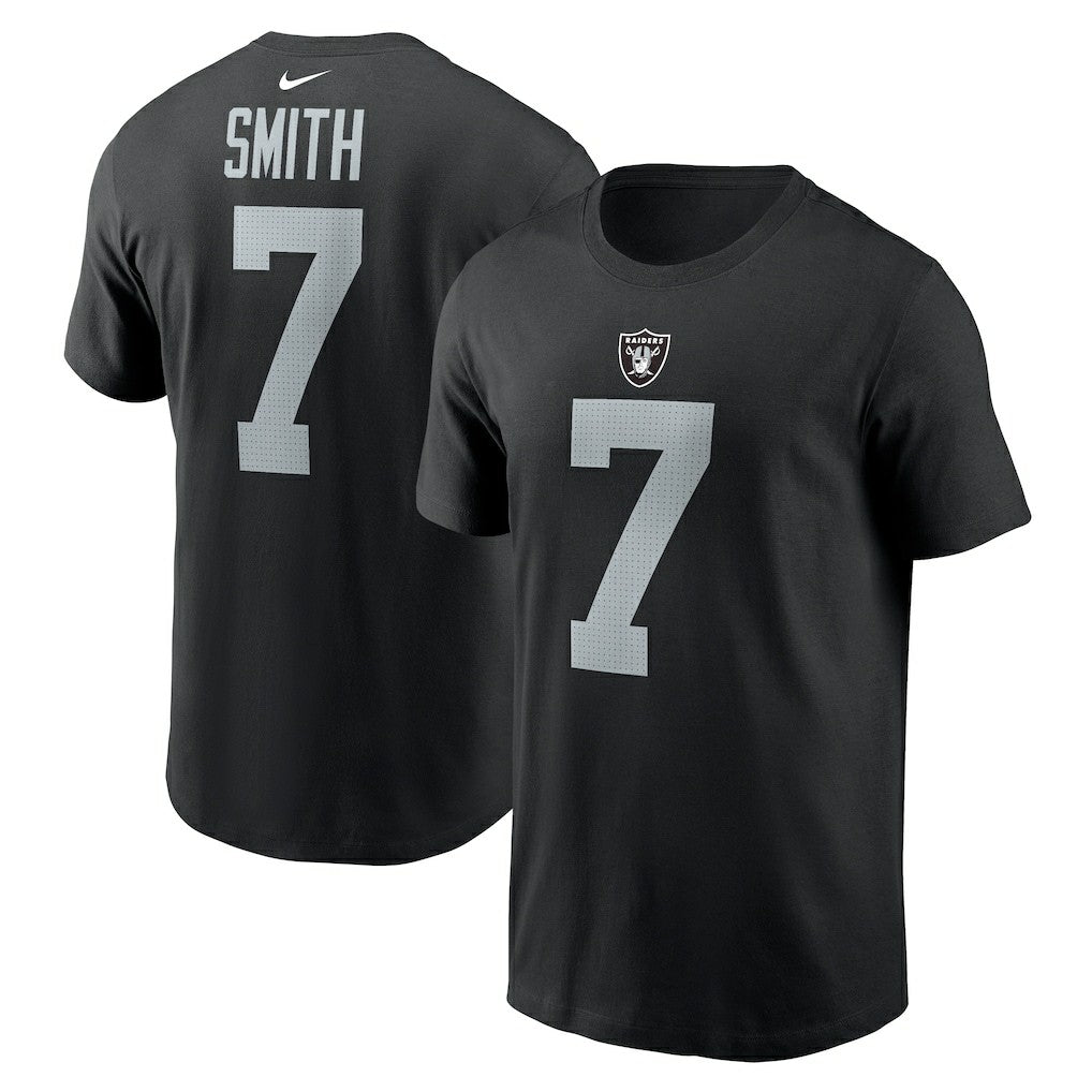 Las Vegas Raiders Nike Geno Smith  Name & Number T-Shirt