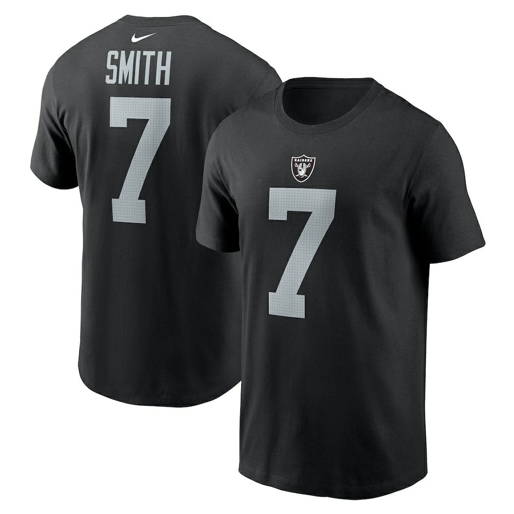 Las Vegas Raiders Nike Geno Smith  Name & Number T-Shirt