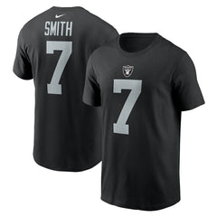 Las Vegas Raiders Nike Geno Smith  Name & Number T-Shirt