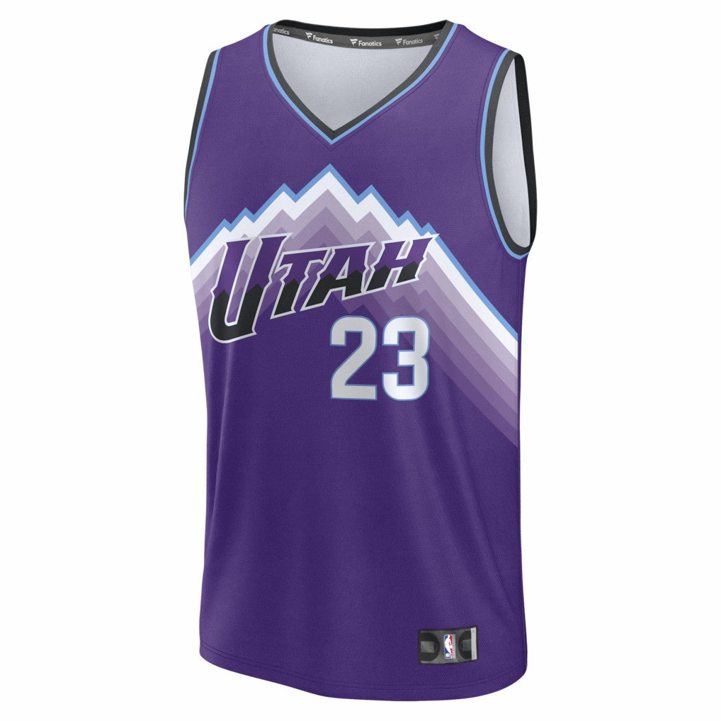 Lauri Markkanen Utah Jazz Fast Break Replica Jersey Discount