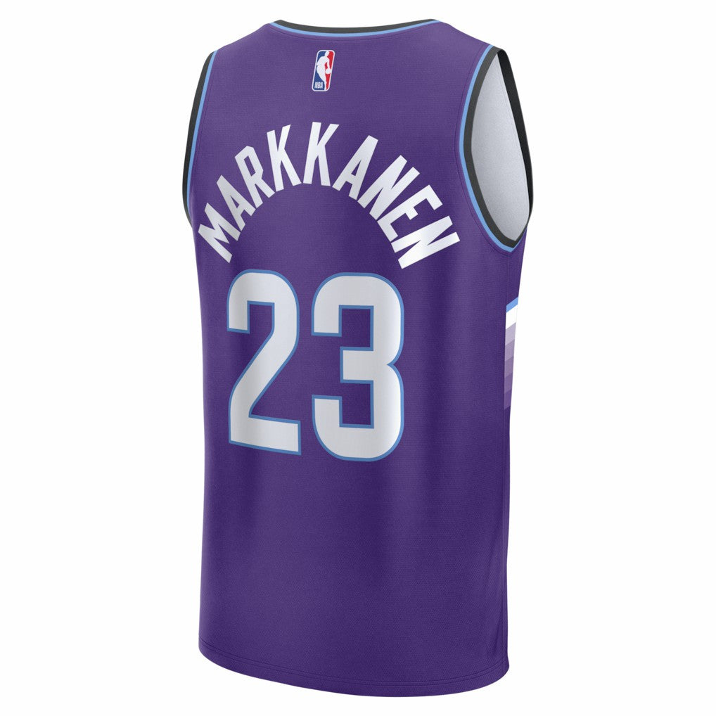 Lauri Markkanen Utah Jazz Fast Break Replica Jersey Discount