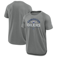 Edmonton Oilers Fanatics 2025 Stanley Cup Playoffs Authentic Pro Rink Performance T-Shirt Online