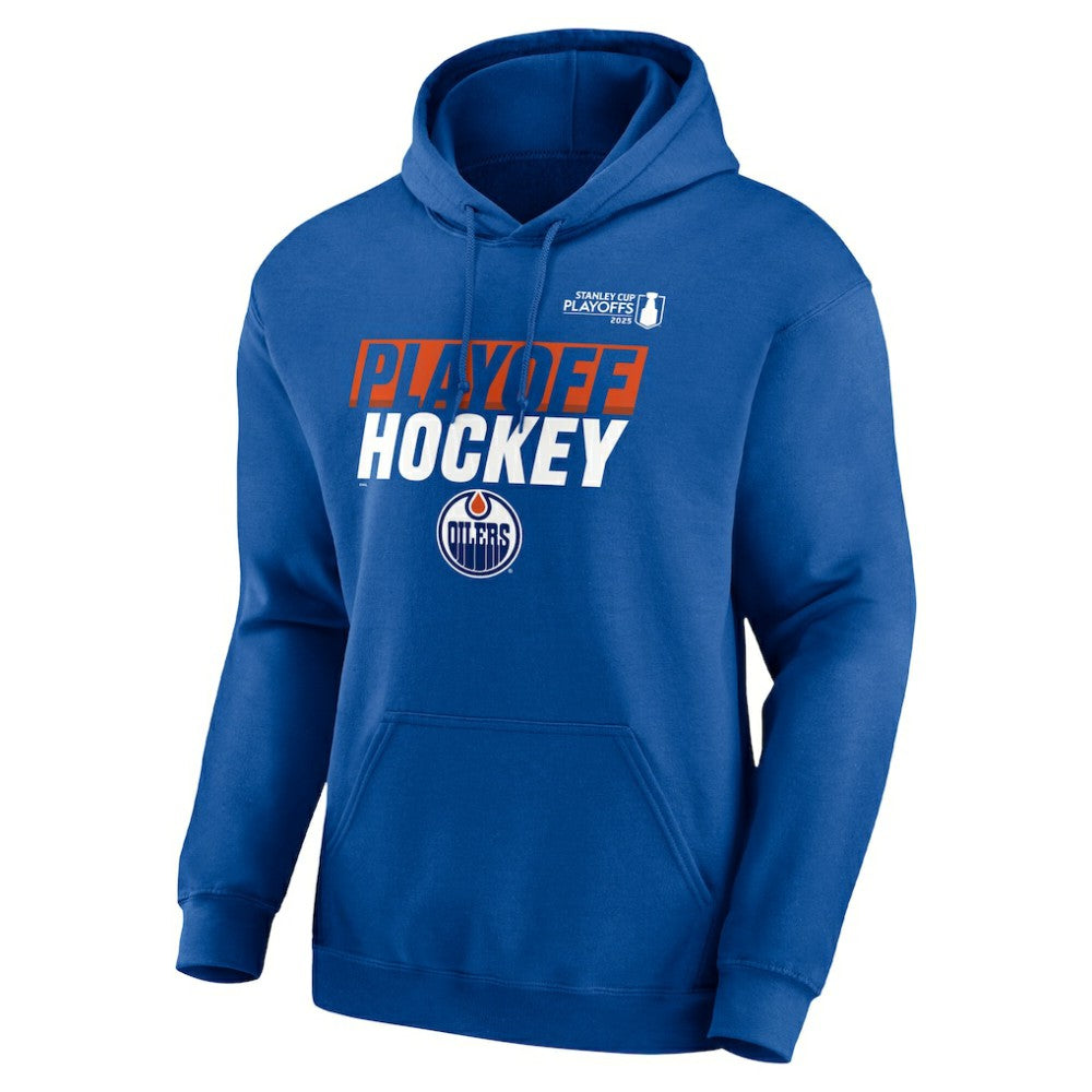 Edmonton Oilers Fanatics 2025 Stanley Cup Playoffs Breakout Fleece Pullover Hoodie Discount