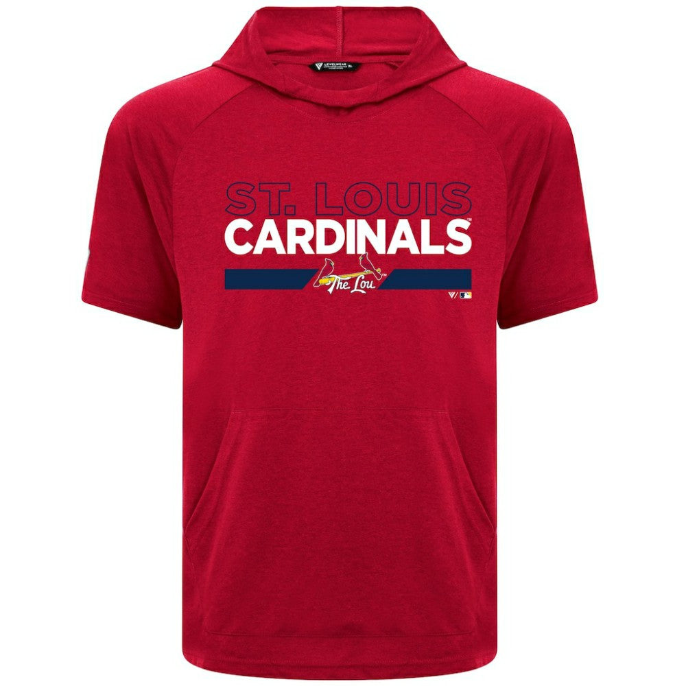 St. Louis Cardinals Levelwear City Connect Phase No Hitter Short Sleeve Pullover Hoodie | MLB Online