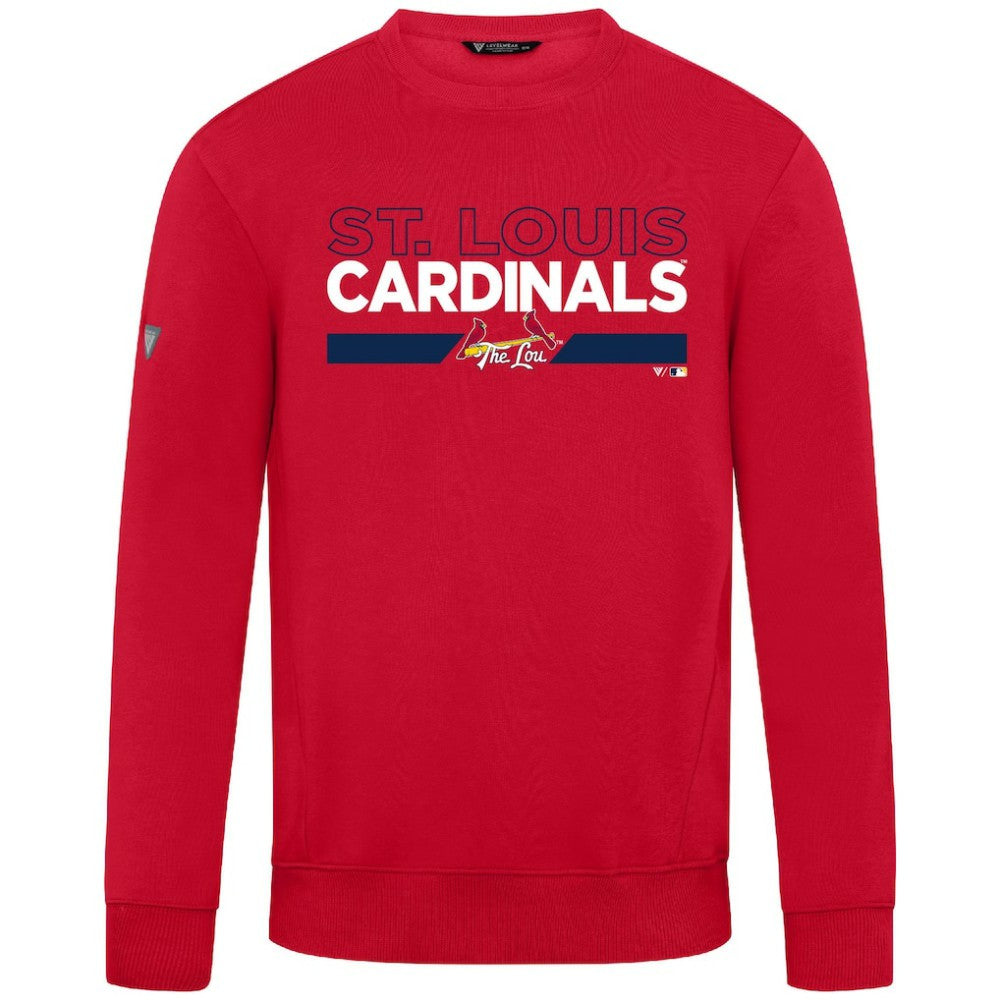 St. Louis Cardinals Levelwear City Connect Zane No Hitter Pullover Sweatshirt | MLB Shop