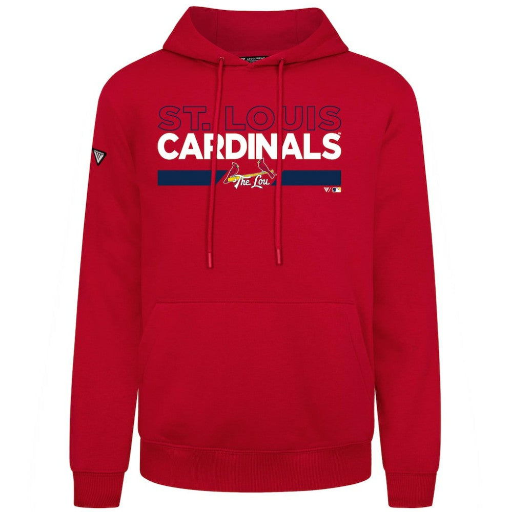 St. Louis Cardinals Levelwear City Connect Podium No Hitter Pullover Hoodie | MLB New