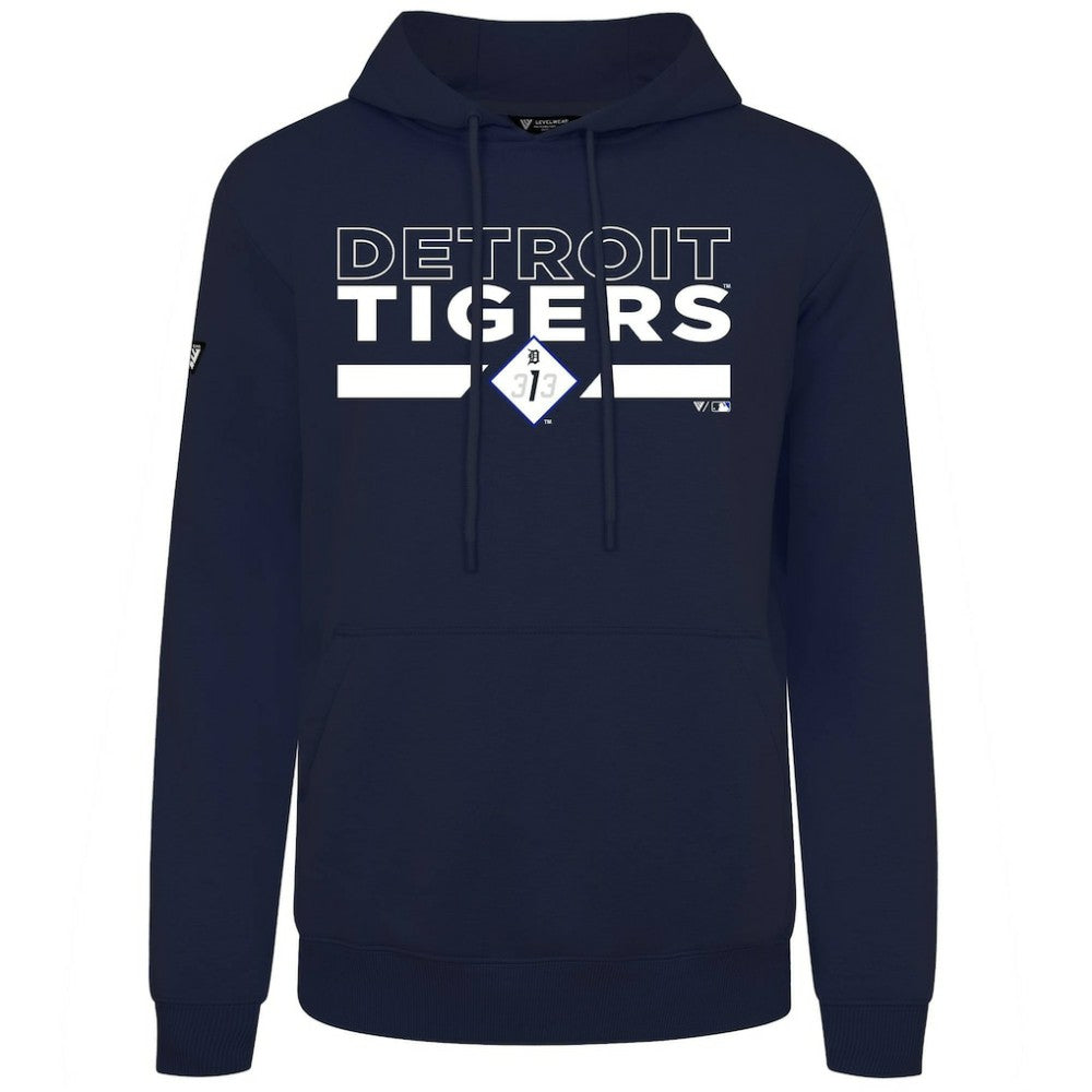 Detroit Tigers Levelwear City Connect Podium No Hitter Pullover Hoodie | MLB Outlet