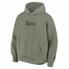 New York Jets Nike 2025 Rivalries Collection Oversized Tech Fleece Hoodie
