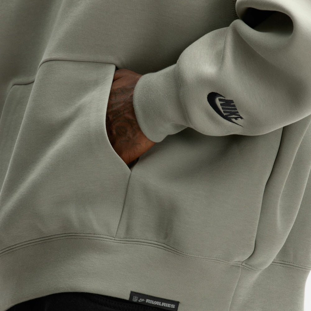 New York Jets Nike 2025 Rivalries Collection Oversized Tech Fleece Hoodie