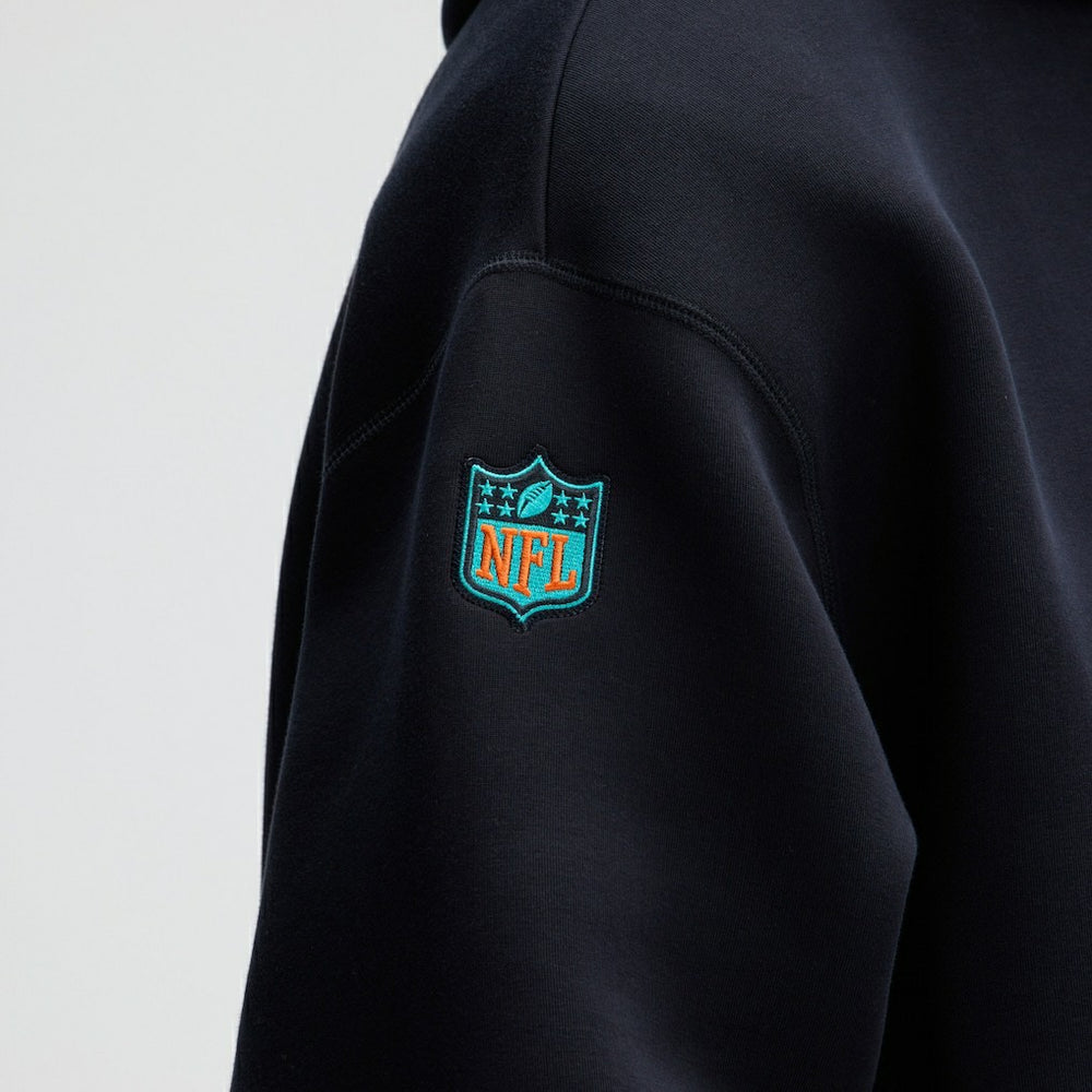 Miami Dolphins Nike 2025 Rivalries Collection Oversized Tech Fleece Hoodie