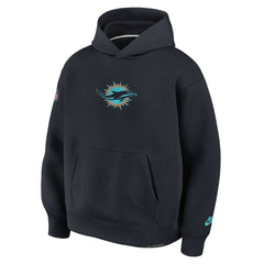 Miami Dolphins Nike 2025 Rivalries Collection Oversized Tech Fleece Hoodie