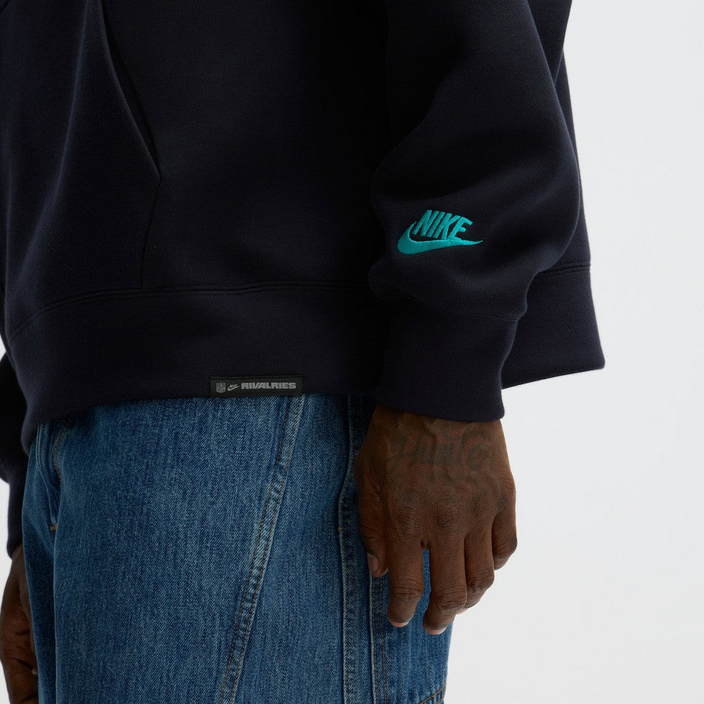 Miami Dolphins Nike 2025 Rivalries Collection Oversized Tech Fleece Hoodie