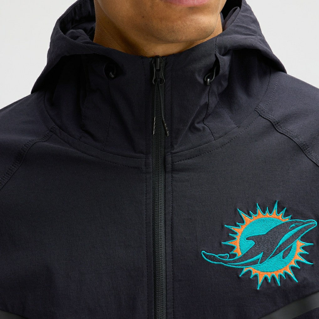 Miami Dolphins Nike 2025 Rivalries Collection Tech Raglan Full-Zip Jacket