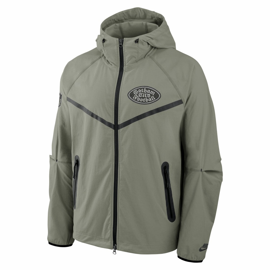 New York Jets Nike 2025 Rivalries Collection Tech Raglan Full-Zip Jacket