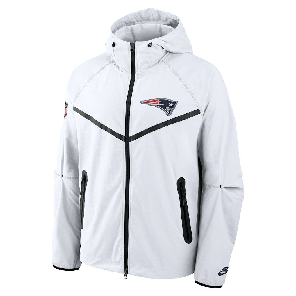 New England Patriots Nike 2025 Rivalries Collection Tech Raglan Full-Zip Jacket