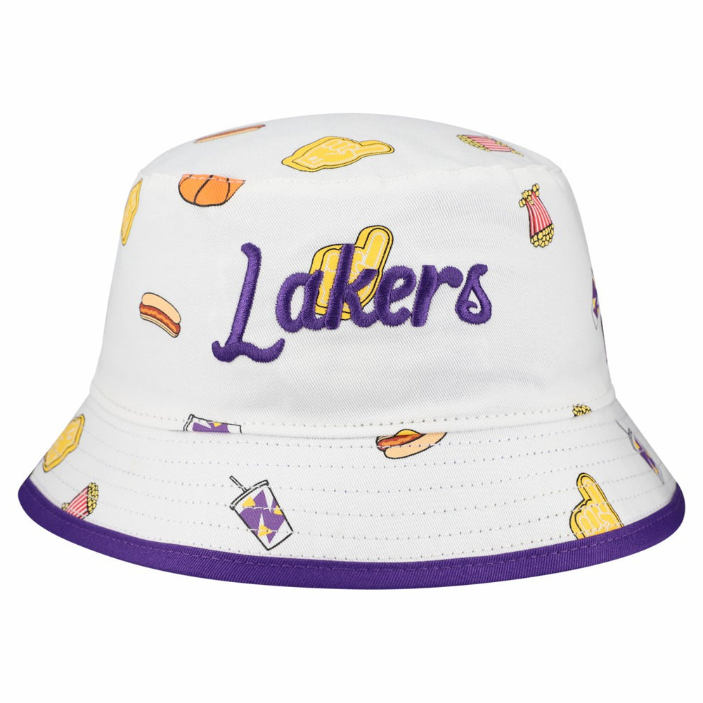 Los Angeles Lakers Team Cheer Reversible Bucket Hat Discount