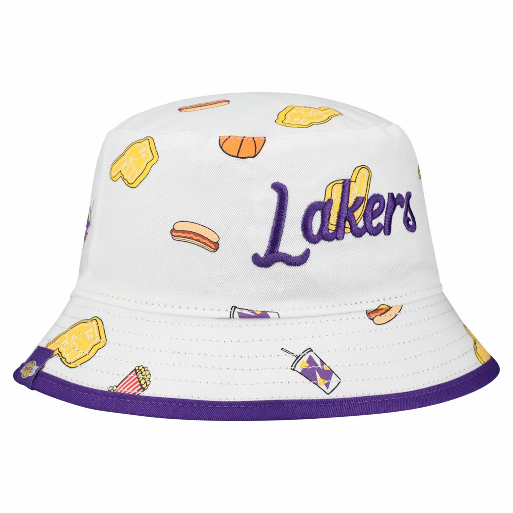 Los Angeles Lakers Team Cheer Reversible Bucket Hat Discount