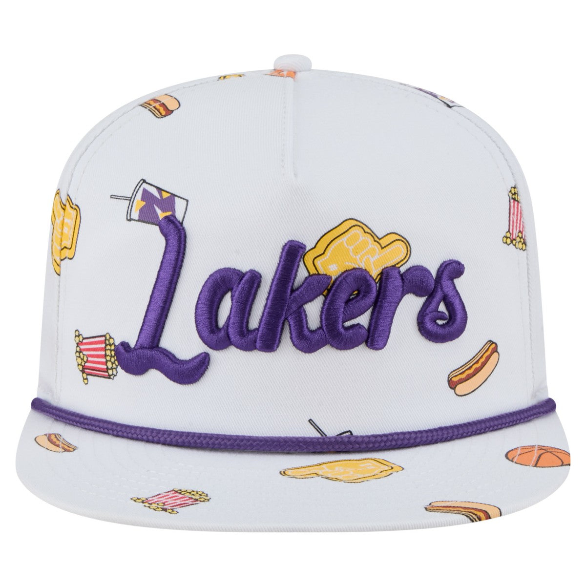 Los Angeles Lakers Team Cheer Rope 19TWENTY Adjustable Hat For Sale