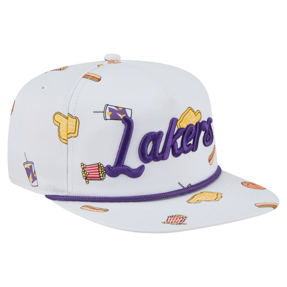 Los Angeles Lakers Team Cheer Rope 19TWENTY Adjustable Hat For Sale