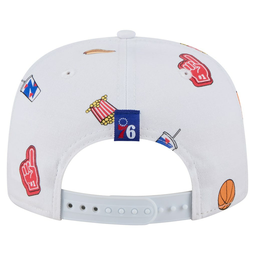 Philadelphia 76ers Team Cheer Rope 19TWENTY Adjustable Hat Discount