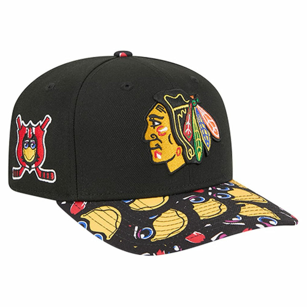 Chicago Blackhawks New Era Mascot Visor 9SEVENTY Adjustable Hat On Sale