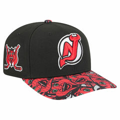 New Jersey Devils New Era Mascot Visor 9SEVENTY Adjustable Hat On Sale