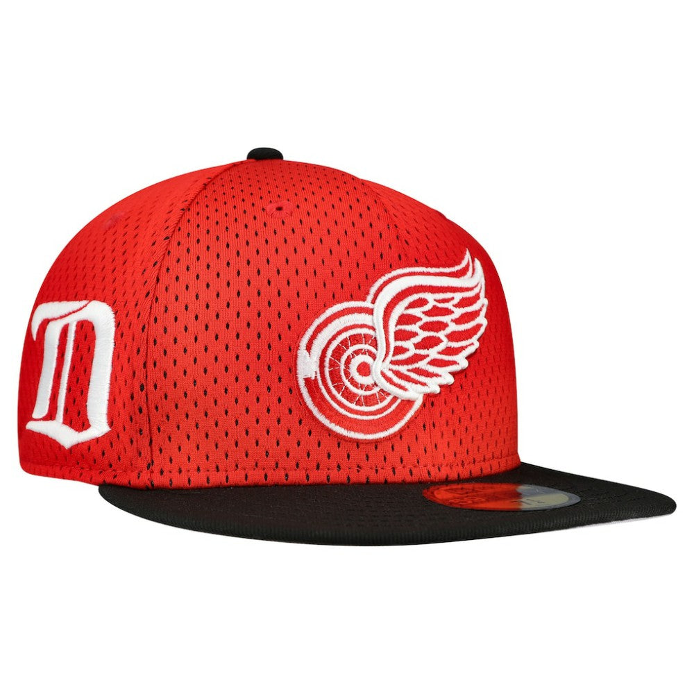 Detroit Red Wings New Era Mesh Crown Two-Tone 59FIFTY Fitted Hat Online