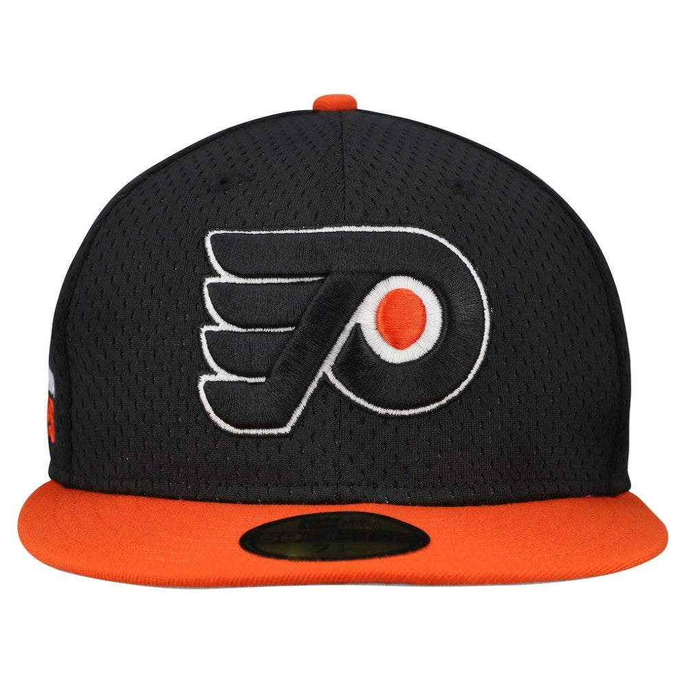 Philadelphia Flyers New Era Mesh Crown Two-Tone 59FIFTY Fitted Hat On Sale