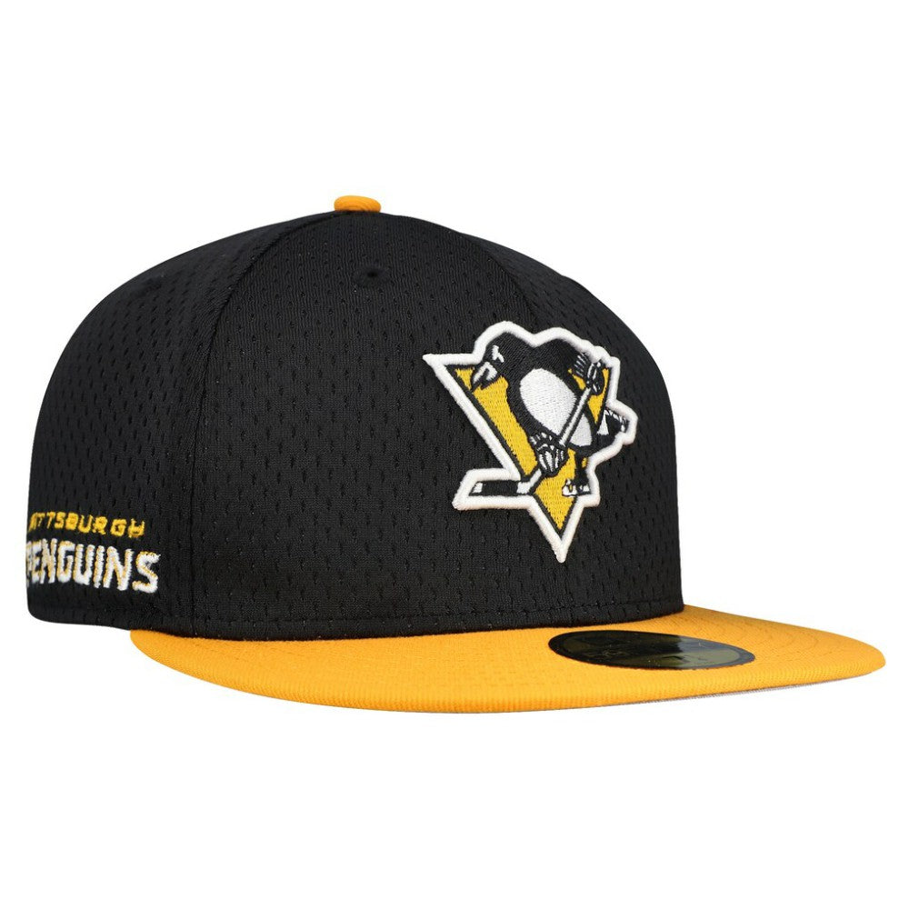 Pittsburgh Penguins New Era Mesh Crown Two-Tone 59FIFTY Fitted Hat For Sale