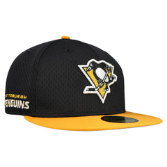 Pittsburgh Penguins New Era Mesh Crown Two-Tone 59FIFTY Fitted Hat For Sale