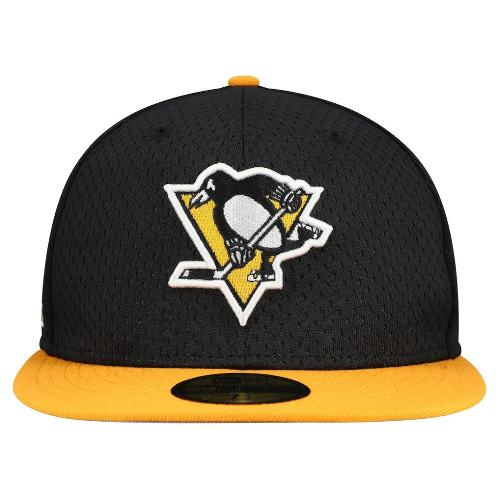 Pittsburgh Penguins New Era Mesh Crown Two-Tone 59FIFTY Fitted Hat For Sale