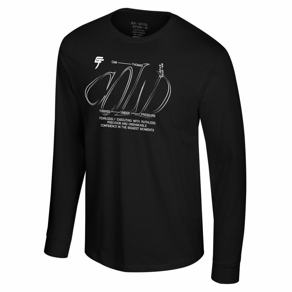 Cam Thomas Brooklyn Nets Bristol Studio Unisex Stadium Essentials Long Sleeve T-Shirt On Sale