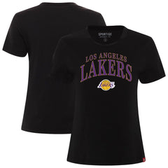 Los Angeles Lakers Sportiqe Women's Arcadia Boxy T-Shirt New