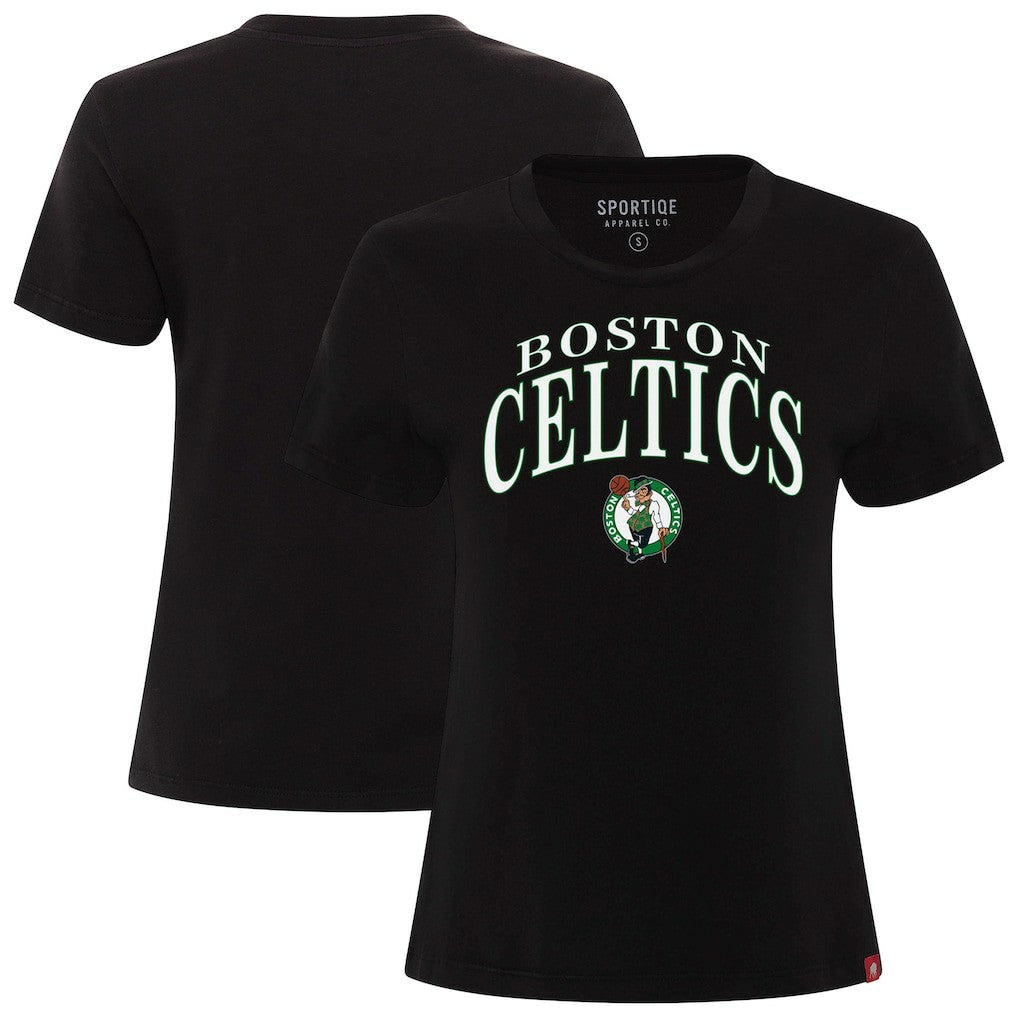 Boston Celtics Sportiqe Women's Arcadia Boxy T-Shirt On Sale