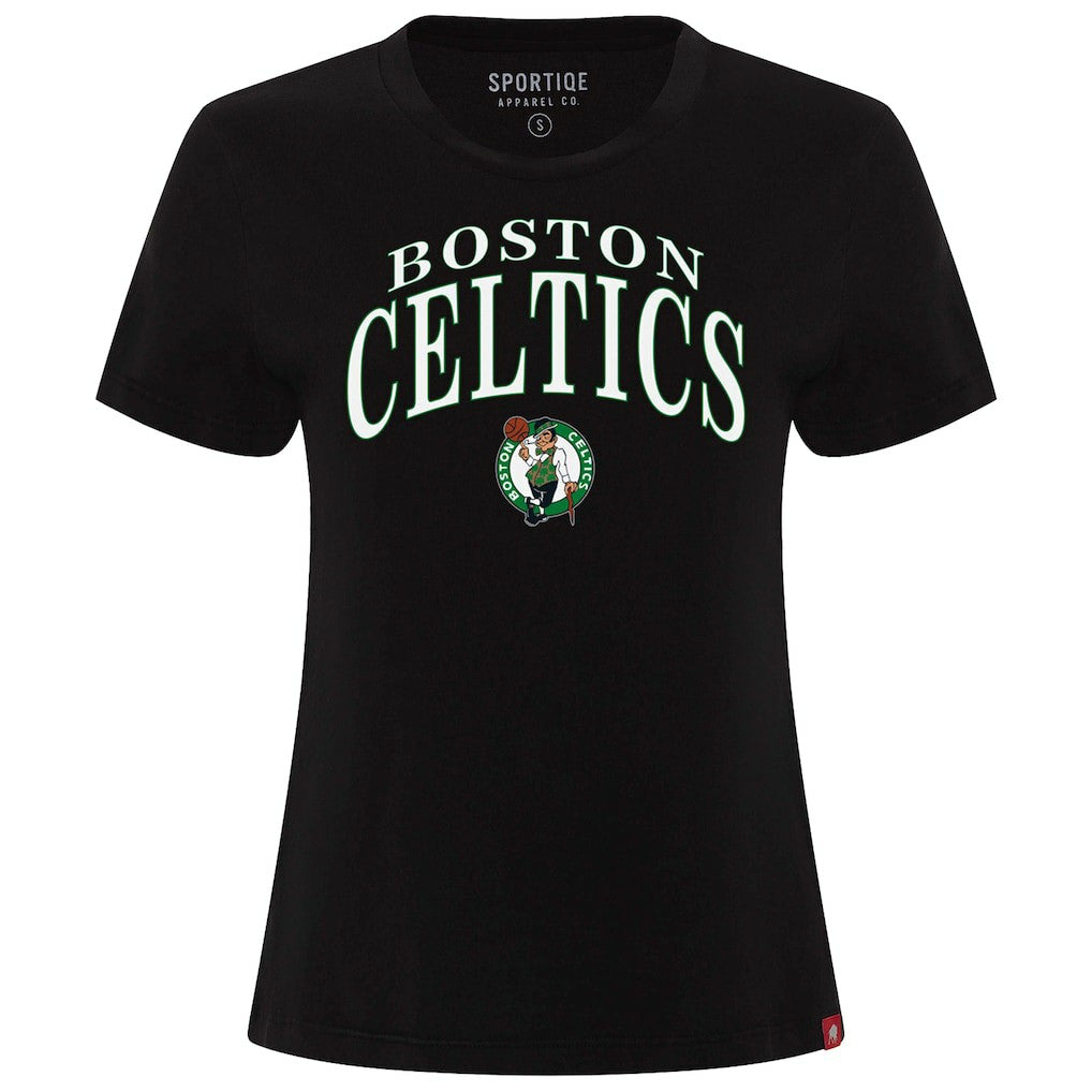 Boston Celtics Sportiqe Women's Arcadia Boxy T-Shirt On Sale