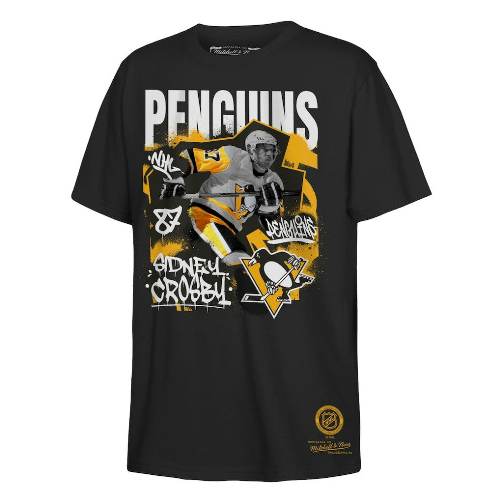 Sidney Crosby Pittsburgh Penguins Mitchell & Ness Youth Photo Reel Graphic T-Shirt For Sale