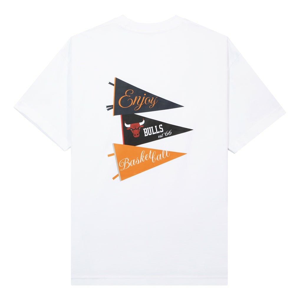 Enjoy Basketball x Chicago Bulls Unisex Hoop Enthusiast Capsule Collection T-Shirt - White outlet On Sale